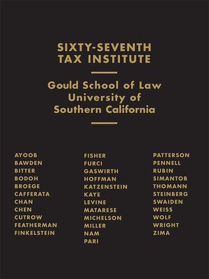 cover image of Sixty-Seventh Tax Institute